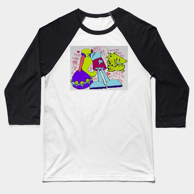 collage homestar marzipan & the cheat! Baseball T-Shirt by xxlisagamerxx